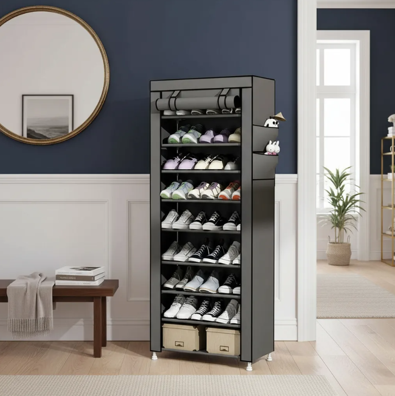 👟👠 ORGANIZADOR Y ZAPATERO DE 9 NIVELES