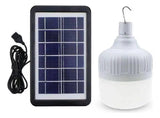 💡☀️ BOMBILLA LED SOLAR PORTÁTIL 85W CON PANEL SOLAR