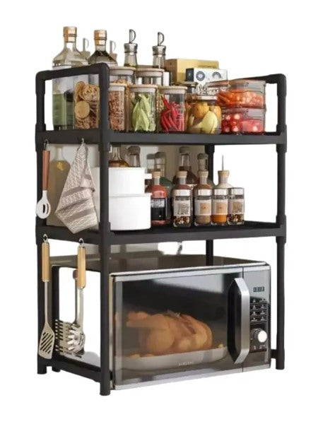 ORGANIZADOR DE COCINA DE 3 NIVELES CON REPISAS