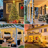 🎄✨ LUCES LINEALES SOLARES CON 200 BOMBILLAS LED
