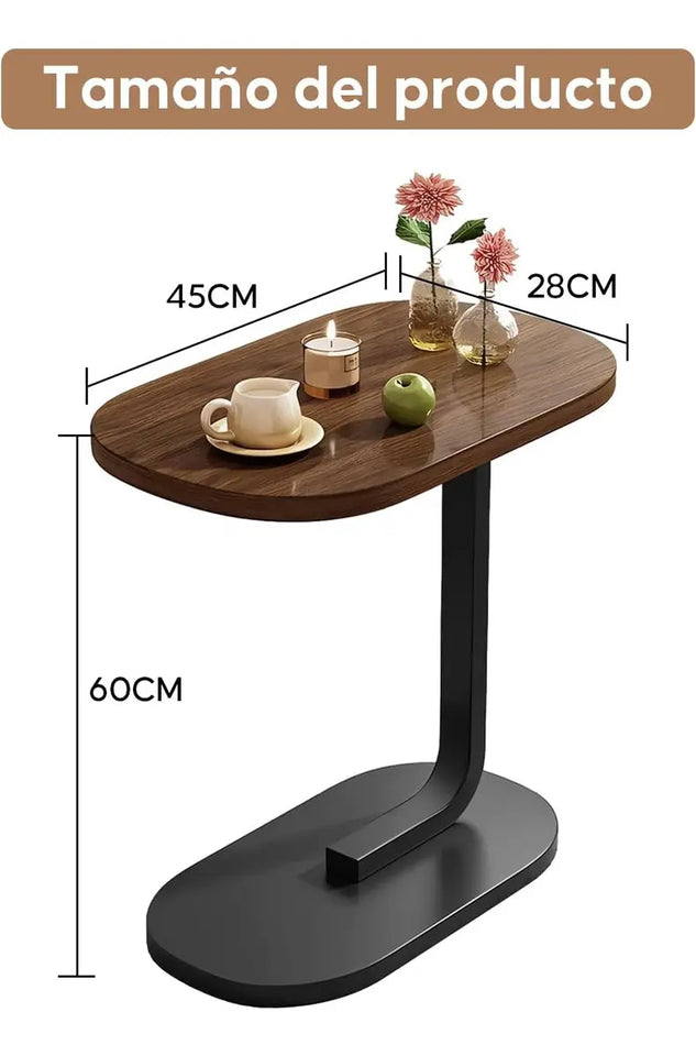 🛋️✨ MESA AUXILIAR MULTIFUNCIONAL MODERNA TIPO C
